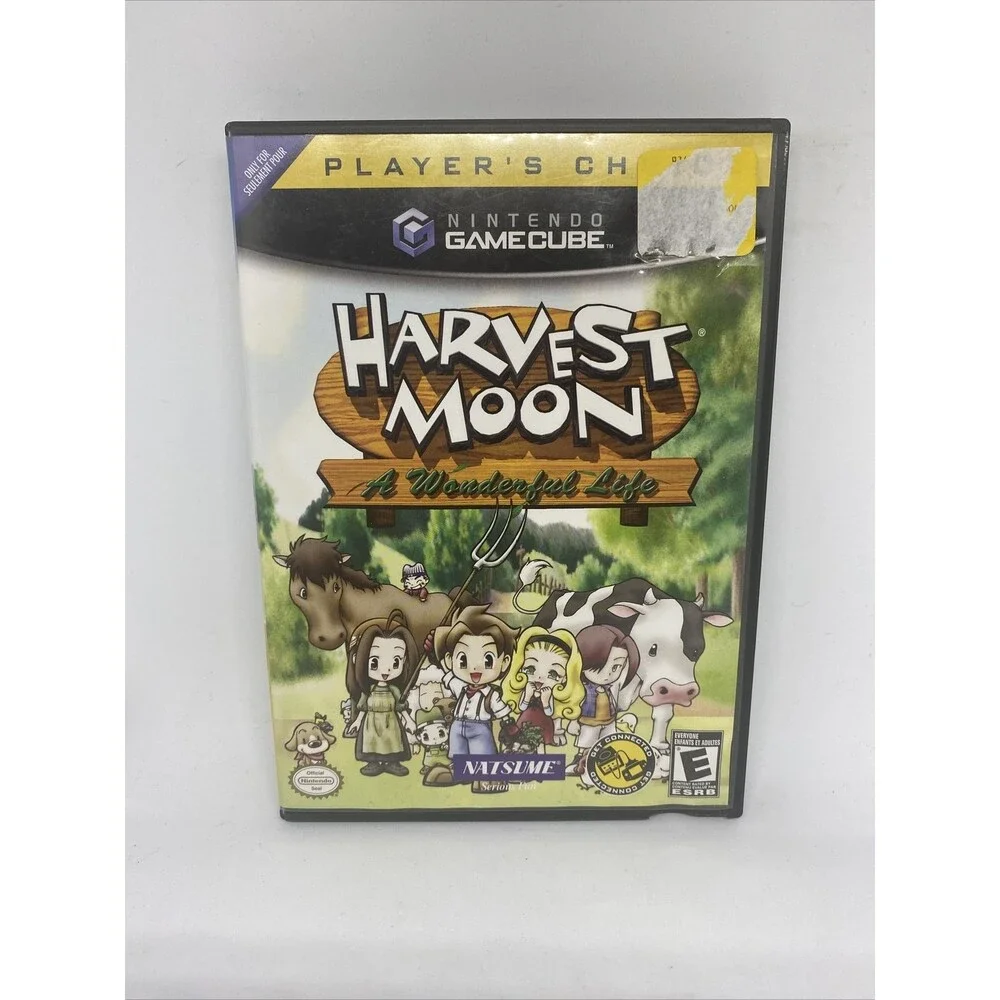 Harvest Moon: A Wonderful Life (Nintendo GameCube, 2004) Retro Cozy Game